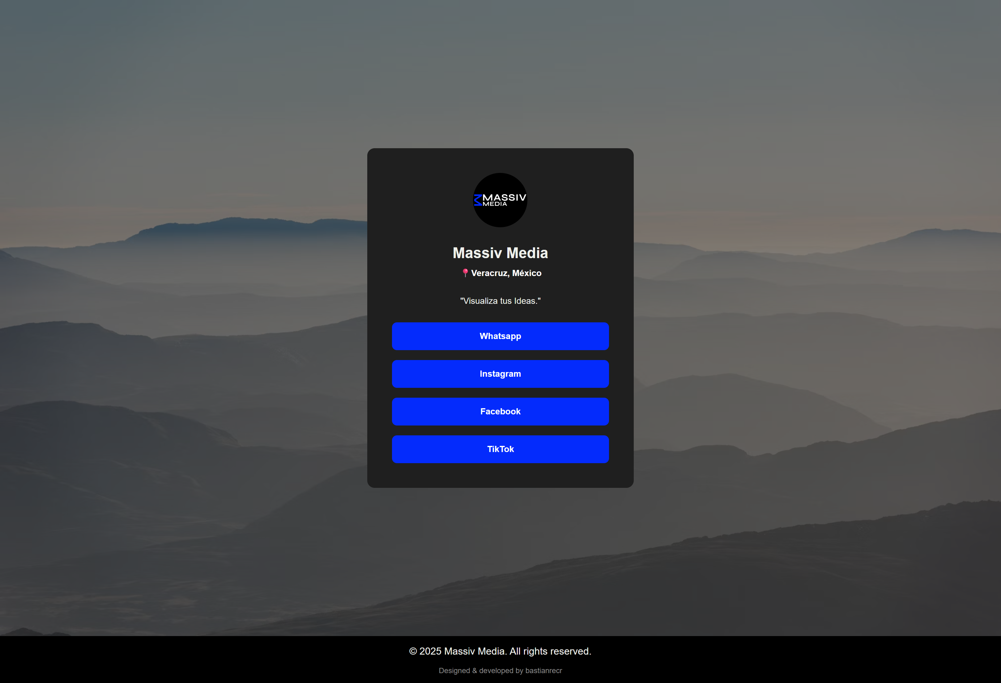 Massiv Media Project Screenshot
